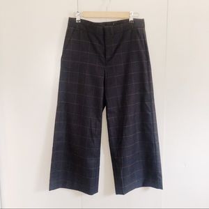 BananaRepublic Tweed Cropped Wide Leg Trouser Pant